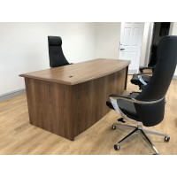 Bespoke veneer walnut desk