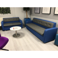 Bespoke sofas in two tone fabric