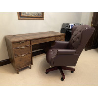 Clifton desk with chairman leather chair