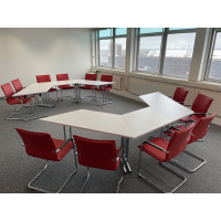 Eccles chair with Rayleigh folding leg table