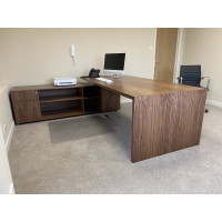 William Hands Walnut Veneer Desk