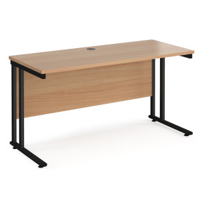 Maestro 600mm Deep Straight Office Desk