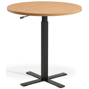 Boost Gas Lift Single Leg Table for Round Tops