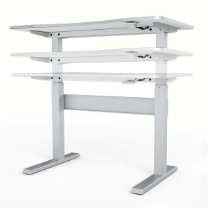 Geo Gas Spring Height Adjustable Pneumatic Desk 