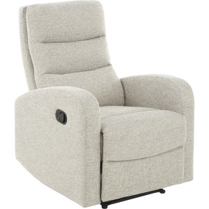 Rena Single Seater Natural Fabric Recliner Chair