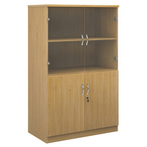 Deluxe Large Combination Unit With Glass Doors