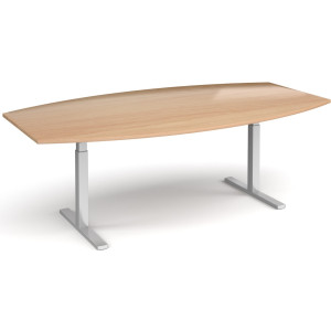 Elev8 Touch Adjustable Radial Boardroom Table 