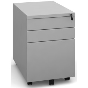 3 Drawer Mobile Steel Pedestal