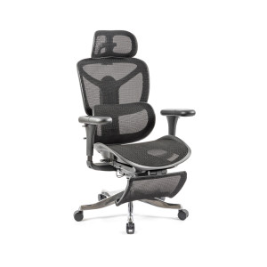 Poise Mesh Executive Chair with Footrest