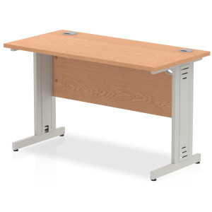 Rayleigh Shallow Cable Managed Straight Office Desk