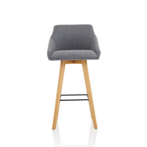 Carmen Wooden Leg High Stool