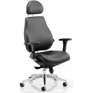 Chiro Plus 24 Hour Ultimate Leather Posture Chair