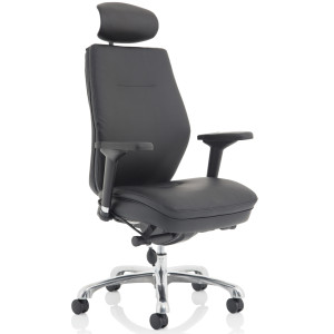 Domino Leather Ergonomic 24 Hour Office Chair