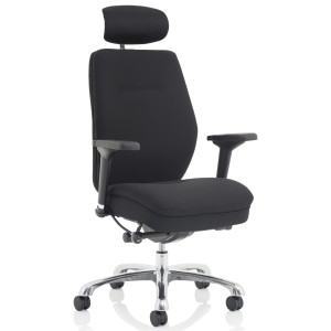 Domino Fabric Ergonomic 24 Hour Office Chair