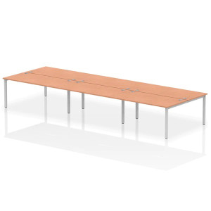 Rayleigh B2B 6 Person Bench Desk