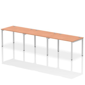 Rayleigh Single Row 3 Person Bench Desk