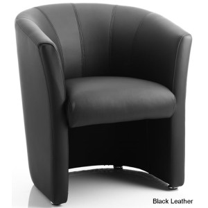Neo Leather Single Tub Reception Chair