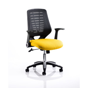 Relay Bespoke Mesh Back Task Chair With Foldaway Arms