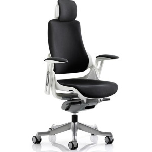 Zure Black Fabric Ergonomic Office Chair