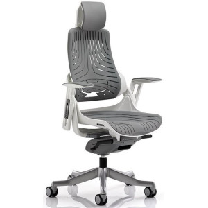 Zure Grey Elastomer Ergonomic Office Chair