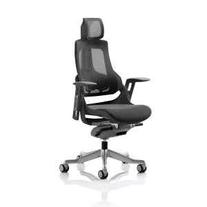 Zure Black Mesh Ergonomic Office Chair 