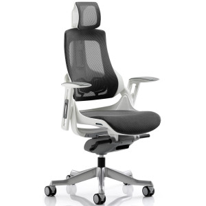 Zure Charcoal Mesh Ergonomic Office Chair