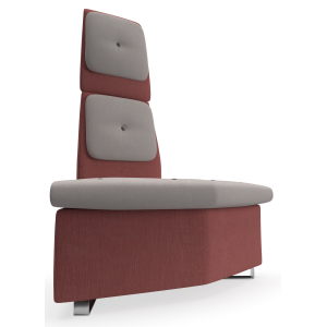 In-Sit Upholstered High Back External Concave Link