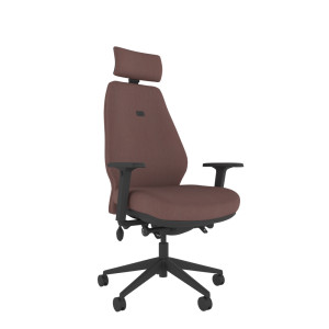 Solo High Back Large Seat Chair With Headrest