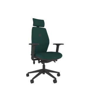 Solo Medium Back Chair Small Seat with Headrest