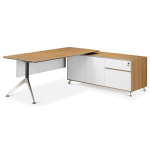 Nero Executive Desk With Return Storage 