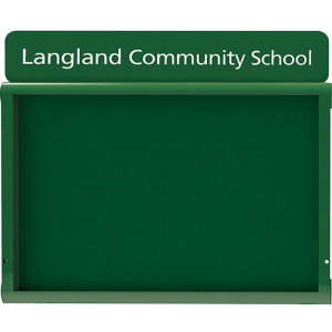 WeatherShield Headline Wall Mounted Outdoor Sign