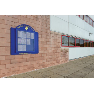 WeatherShield Contour Wall Mounted Outdoor Sign