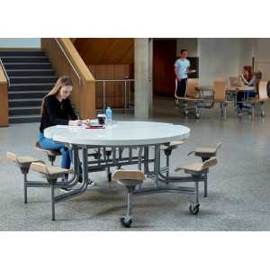 8 Seat Primo Round Mobile Folding Table