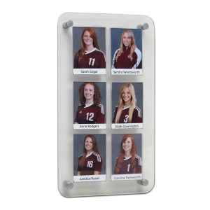 Crystal Wall Staff/Class Board (6 pockets)