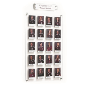 Crystal Wall Team Board