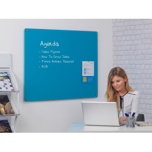 Wall Mounted Magnetic Glass Writing Board