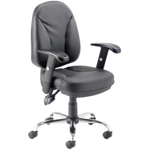 Puma Leather Operator Office Chair  