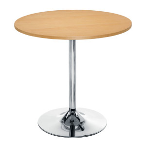 Ellipse Trumpet Leg Cafe Table