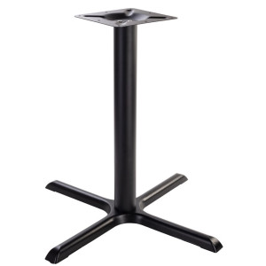 Phoenix Black Cruciform Large Table Base - Max Top Size: 1000mm Diameter / 900mm Square