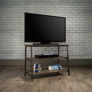Industrial Style Smoked Oak TV Stand