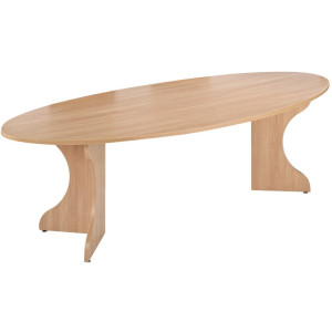 Elliptical Table with Gullwing Legs