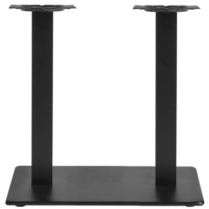 Pax Anzio Black Large Rectangle Base - Dining Height
