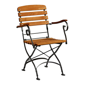 Arch Folding Outdoor Arm Chair