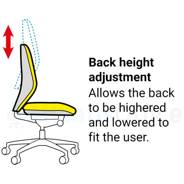 Vista 24 Hour Fabric Posture Office Chair