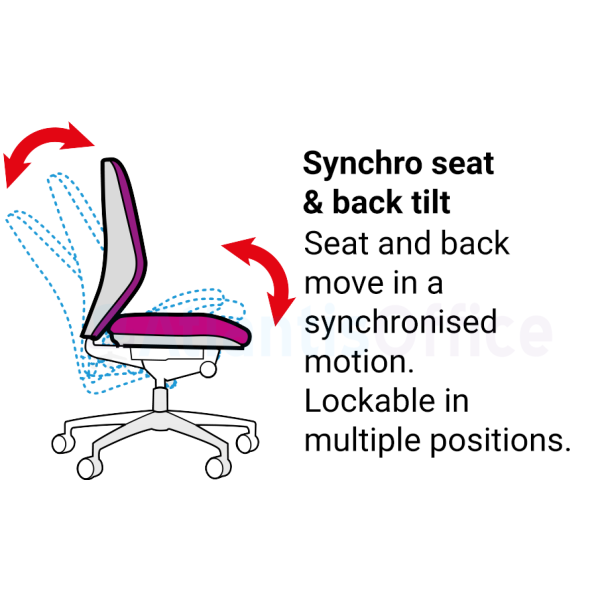 Vista 24 Hour Fabric Posture Office Chair