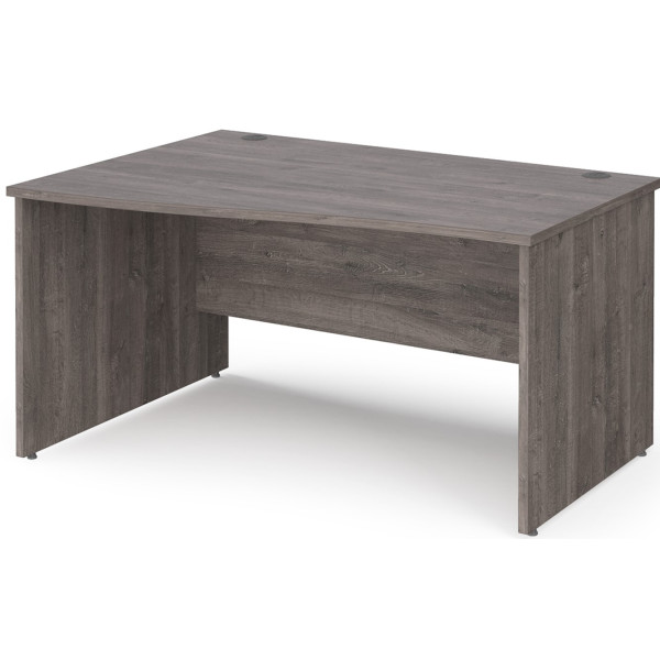 Maestro 25 Wave Office Desk - Panel End Legs