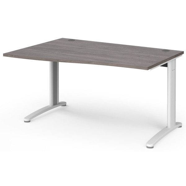 TR10 Cable Managed Wave Office Desk