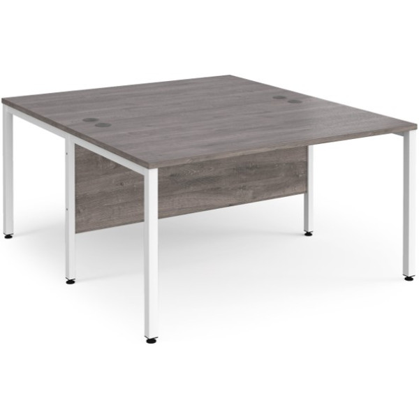 Maestro Bench Leg Back to Back 1600mm Deep Desk