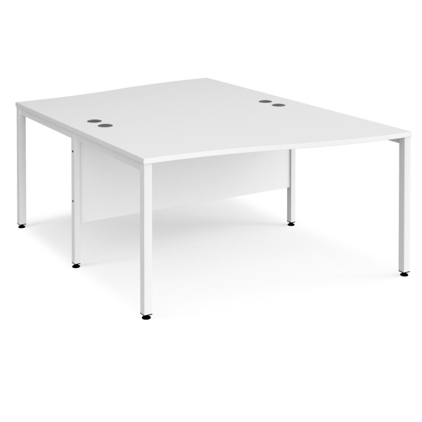 Maestro Bench leg Back to Back Wave Desks