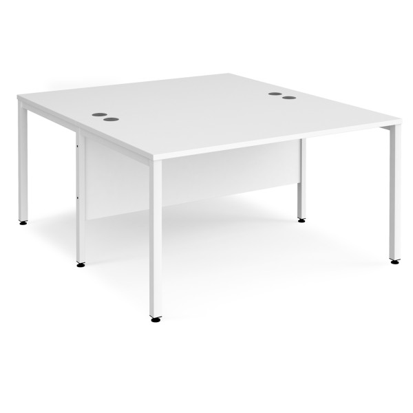 Maestro Bench Leg Back to Back 1600mm Deep Desk